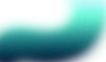 Blue smoky illuminated spots on transparent background, grainy color gradient background, noise texture effect, copy space