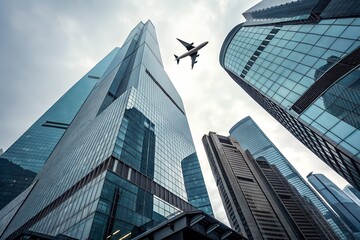 Obraz premium modern office buildings
