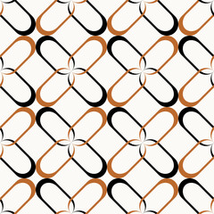 Seamless abstract geometric pattern. Vector Illustration.
