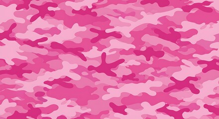 Pink Camo: Abstract Digital Texture