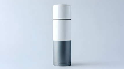 Thermos Container Grey and White