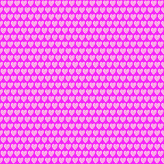 seamless pattern: pink watercolor valentines against purple backdrop