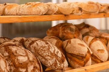 Variety Of Delicious Sour Dough Bread