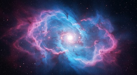 Cosmic Bloom: A Stellar 3D Render