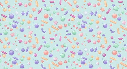 Pastel Dreamscape Rainbow Confetti Sweet Symphony A Candy Cloud Gentle Sprinkles Ethereal Delight Sugar Rush Celestial Candy Floating Jewels Pastel Paradise