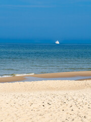 2024-09-22; coast of seaside resort Dzwirzyno Poland