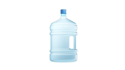 water bottle with carry handle 3D rendering