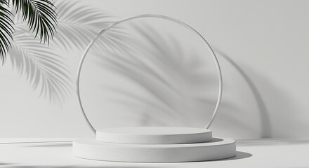 Minimalist 3D Render: Sunlit Serenity