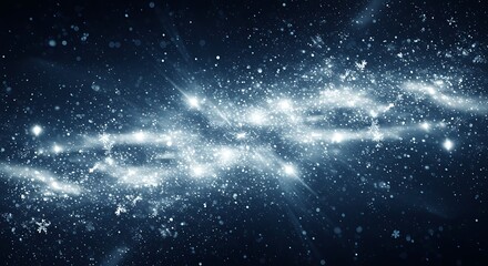 Fototapeta premium Celestial Echoes: A 3D Nebula Dream