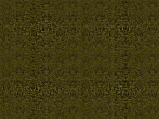 シームレスな黒地に金色穴開きドットの鮫小紋背景