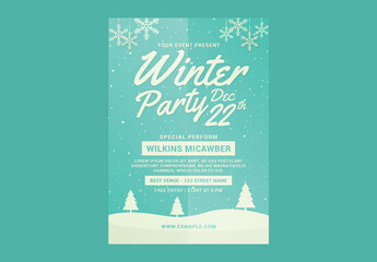 Winter Party Flyer