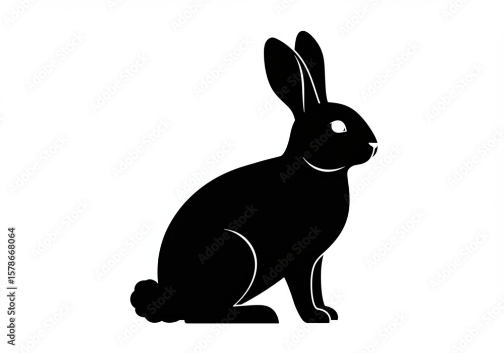 Poster digital cursor hand icon pointing and clicking with radiating lines on white background