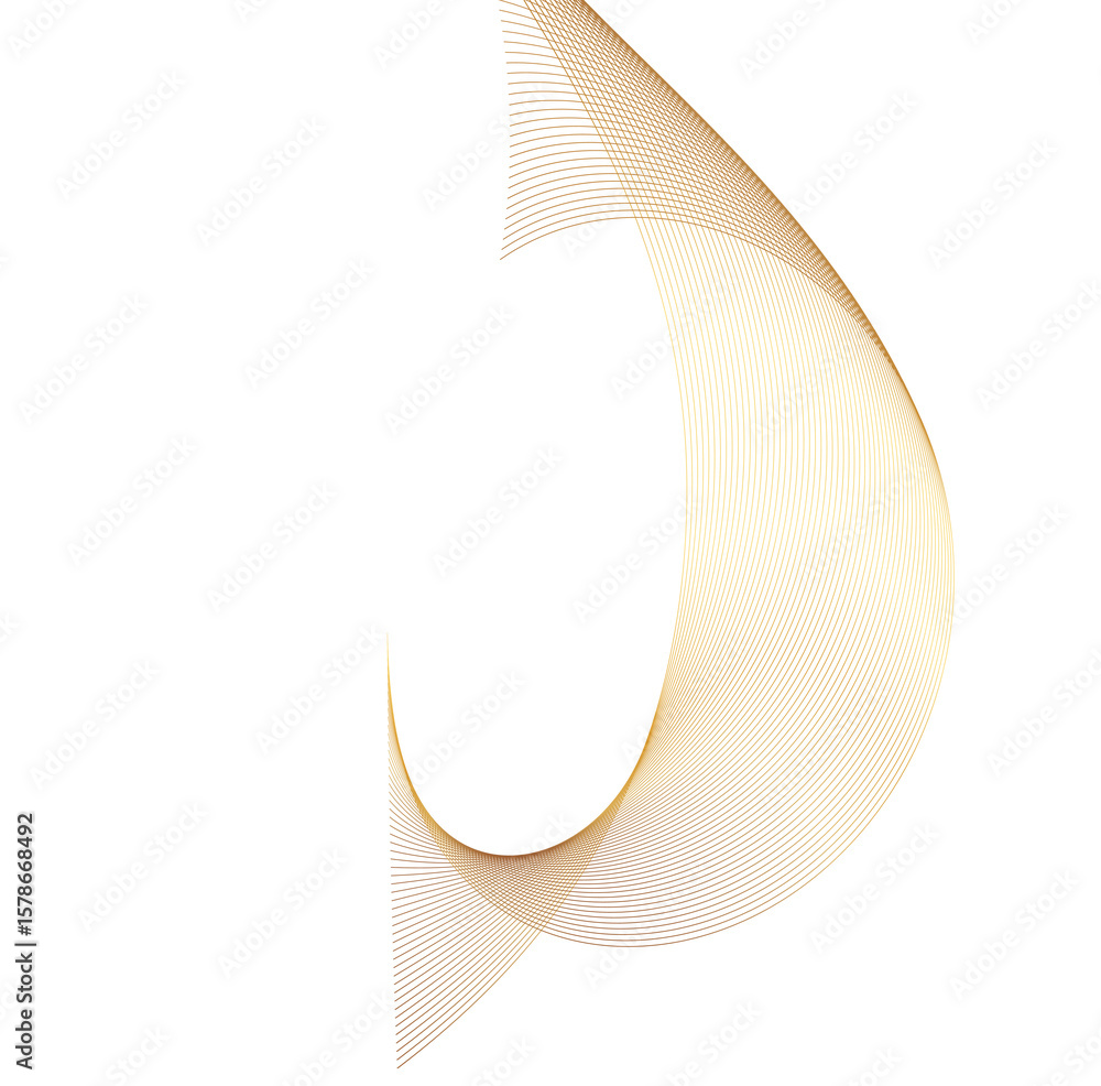 Poster colors lines created using blend tool. report cover page design elements on white background isolate