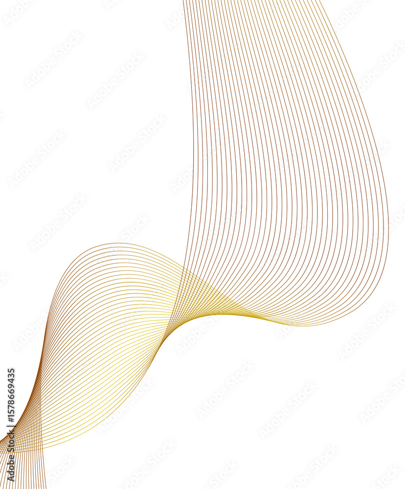 Poster abstract wavy stripes. colors lines created using blend tool. digital for promotion new product, rep