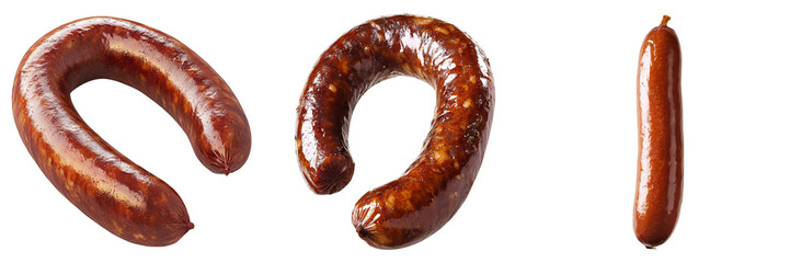 Set of choripan isolated on transparent background