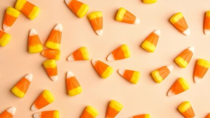 Scattered candy corn - Powered by Adobe