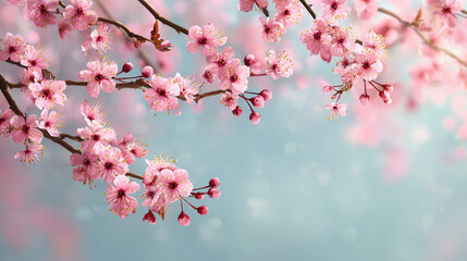 Obraz premium pink cherry blossom