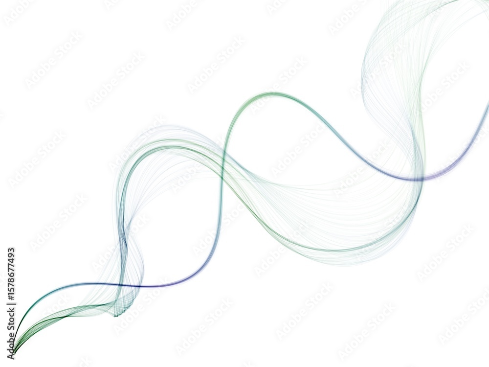 Poster a graceful flowing stream of light paints a soft, abstract design with delicate curves and subtle gr