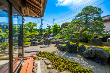 鳥取県　大山所子集落　美甘家庭園