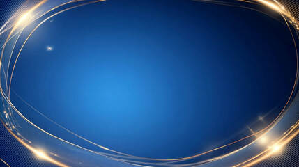 Blue background, illuminated lines, technology related business background