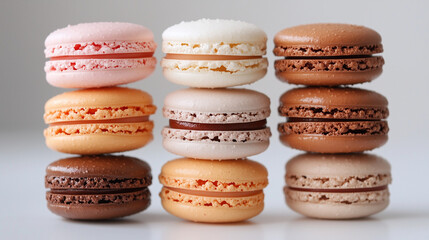 Fototapeta premium colorful macaroons 