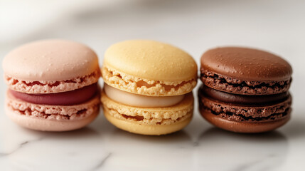 colorful macaroons 