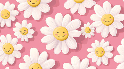 seamless pattern with flowers