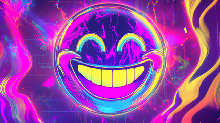 smile abstract colorful background