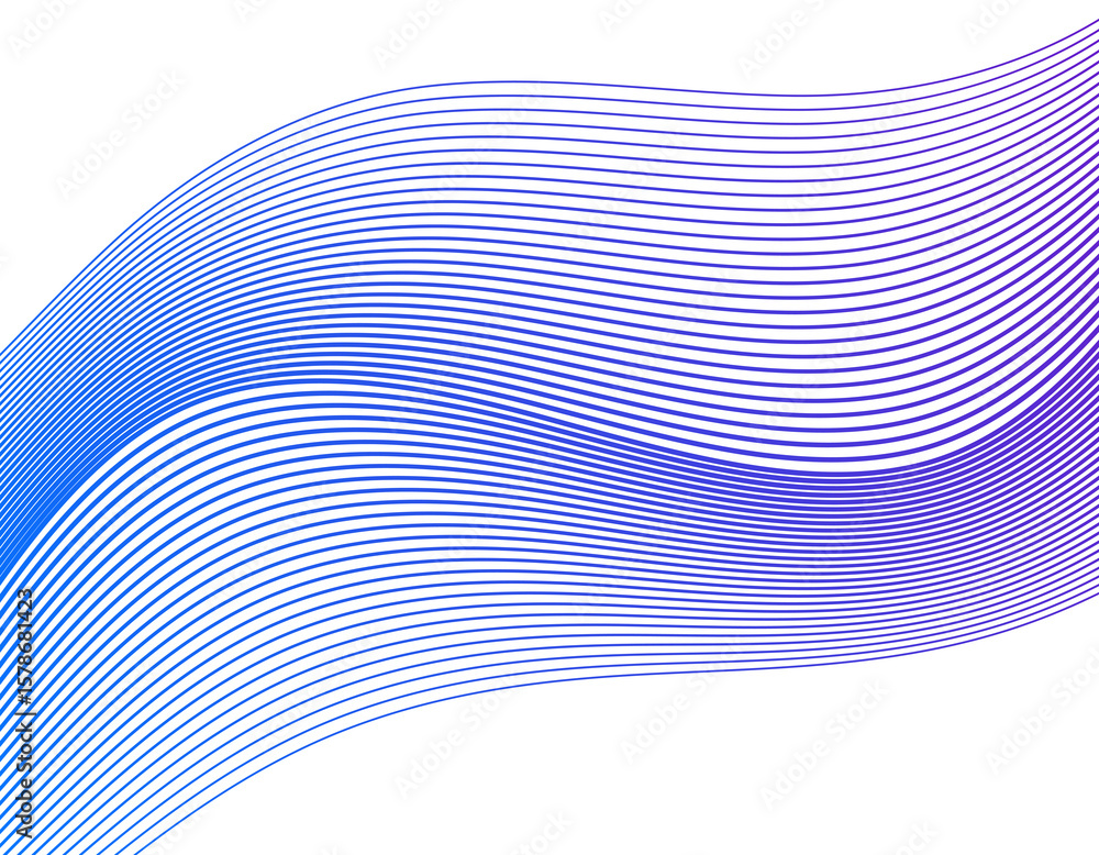 Poster design elements. wave of many sparkling lines. abstract circle glow wavy shape on a white background