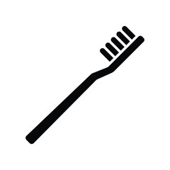 toothbrush icon vector design template in white background