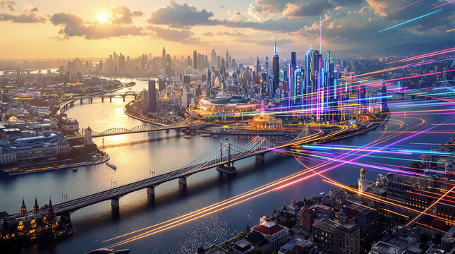 london skyline at dusk, london at night, london skyline at night