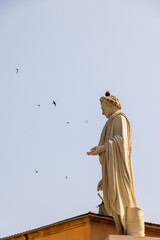 Statue of Napoleon Bonaparte on Place Foch in Ajaccio France, Corsica, Ajaccio, 13 June 2025