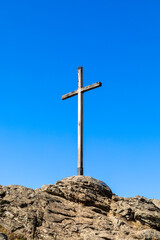 Gipfelkreuz auf dem Grossen Arber, Bayerischer Wald