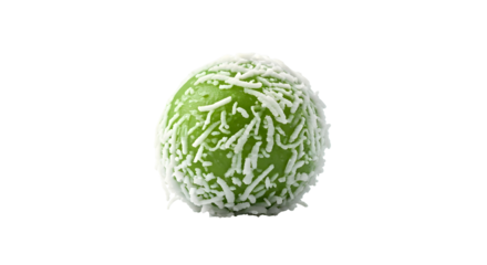Green Cell With White Coating