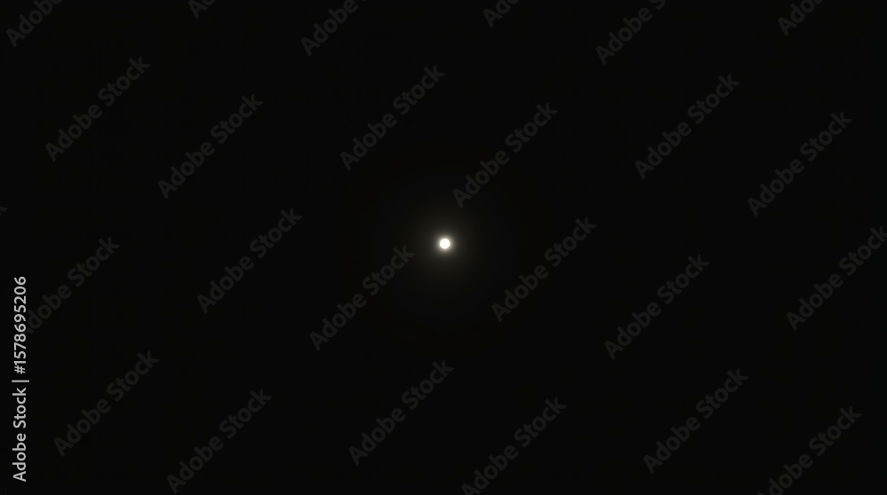 Poster blinking signal dot — horizontal clean background for disruption and lost connection scenes.