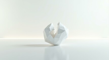 Asymmetric digital structure — horizontal abstract background for tech instability themes.