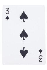 card gambling on white game luck three spades