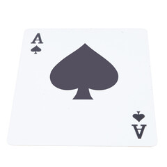 card gambling on white game luck ace spades