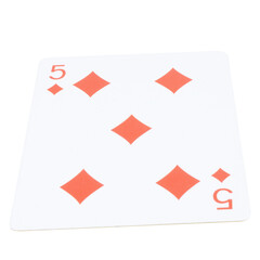 card gambling on white game luck five dimonds