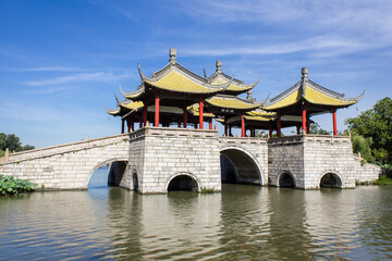 Slender West Lake in Yangzhou, Jiangsu, China