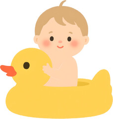 귀여운아이와오리튜브일러스트