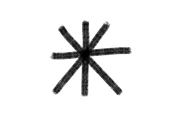 Star doodle scribble sketch