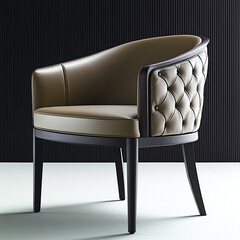 Customize look, scale 3d Antique chair model design .