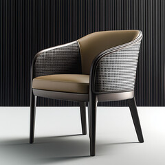 Customize look, scale 3d Antique chair model design .