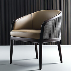 Customize look, scale 3d Antique chair model design .