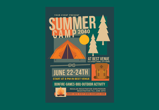 Summer Camp Flyer
