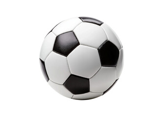 Fototapeta premium Soccer ball icon, white background, 3D rendering style