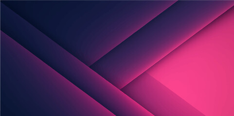 Futuristic pink and purple gradient abstract background with overlapping vector layers