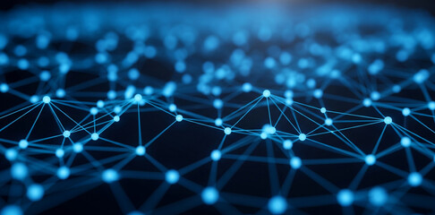Obraz premium AI Neural Connections in Cyberspace