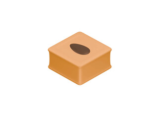 basbousa icon 3d illustration render